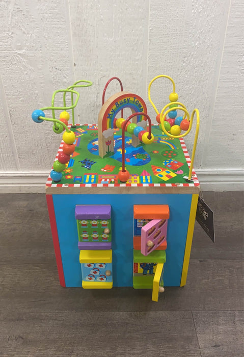 secondhand ALEX Toys Discover My Busy Town Wooden Activity Cube