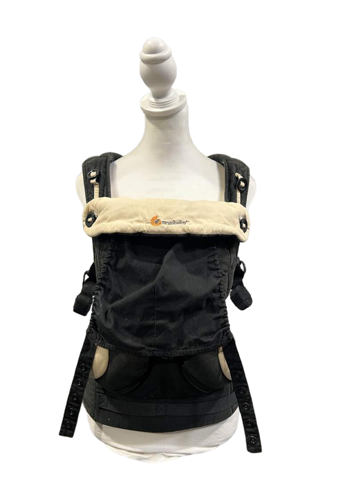 used Ergobaby Four Position 360 Baby Carrier, Black/Tan