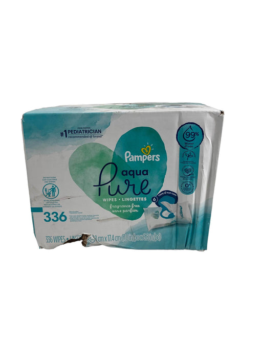 used Pampers Aqua Pure Sensitive Baby Wipes, 336 Count