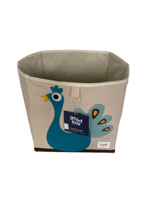 secondhand 3 Sprouts Storage Box, Peacock