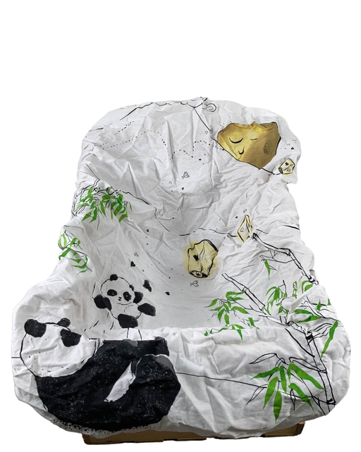 used JumpOff Jo Fitted Bassinet Sheet, Playful Pandas