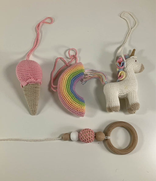 secondhand Crochet Rattle Toys