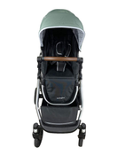 secondhand Mockingbird Single to Double Stroller, 2022, Silver with Penny Leather, Windowpane, Sage