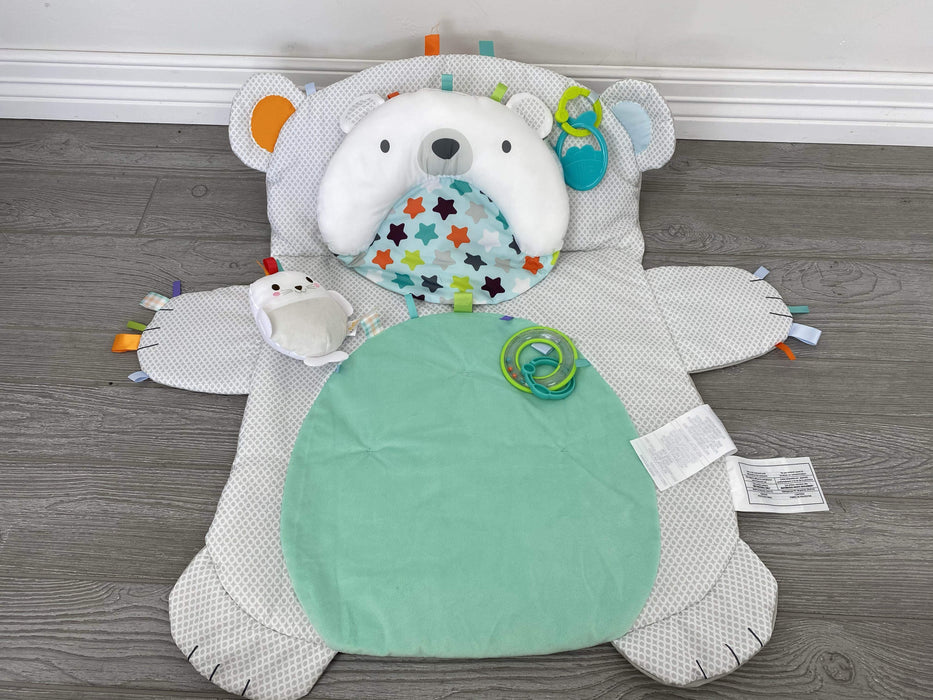 secondhand Bright Starts Tummy Time Prop & Play Mat, Bear