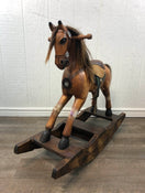 used Handcrafted Wooden Rocking Horse