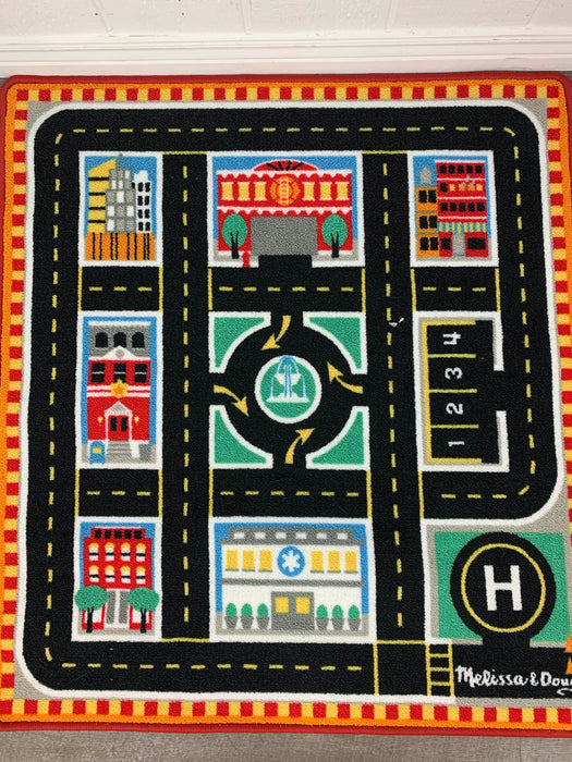 secondhand Melissa & Doug Round The City Rescue Rug