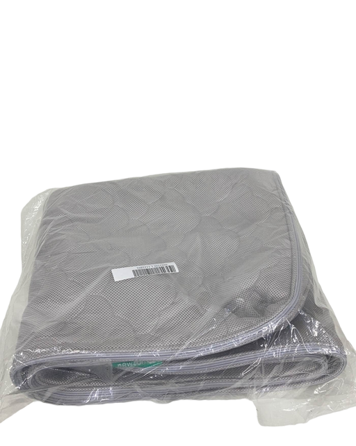 used Newton Extra Crib Mattress Cover Waterproof, Moonlight Grey