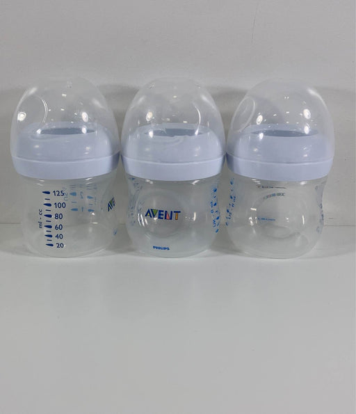 used Philips Avent Natural Baby Bottles, 4oz, 3-Pack, Clear