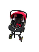 secondhand Doona Infant Car Seat & Stroller Combo, 2022, Flame Red