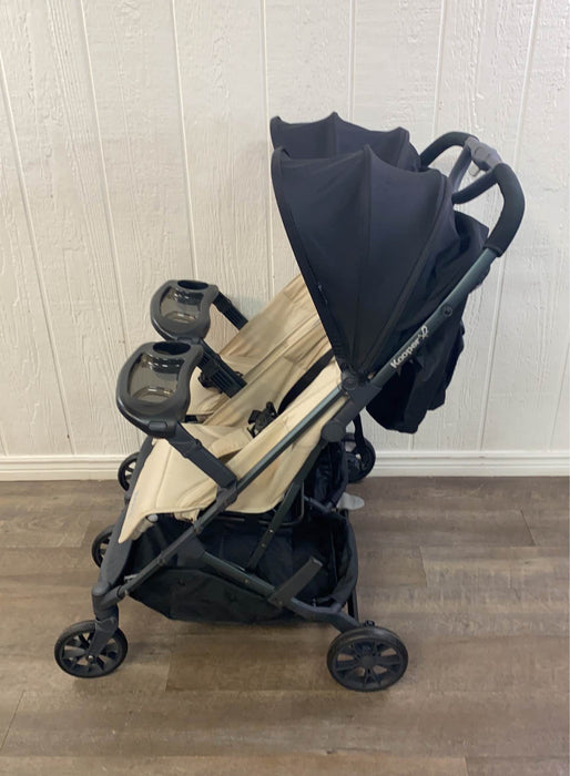 secondhand Joovy Kooper X2 Double Stroller, Sand, 2021