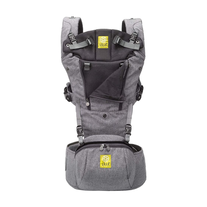 Lillebaby SeatMe All Seasons Hip Seat Baby Carrier, Heathered Grey