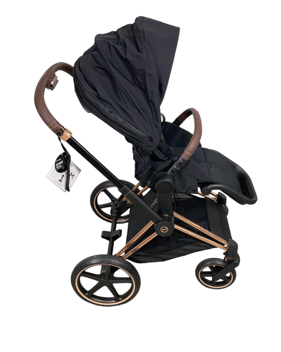 secondhand Cybex PRIAM Stroller, Deep Black, Rosegold, 2022