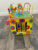 used Parents Wooden Activity Cube, My Busy town