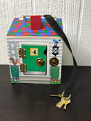 used Melissa & Doug Take-Along Wooden Doorbell Dollhouse