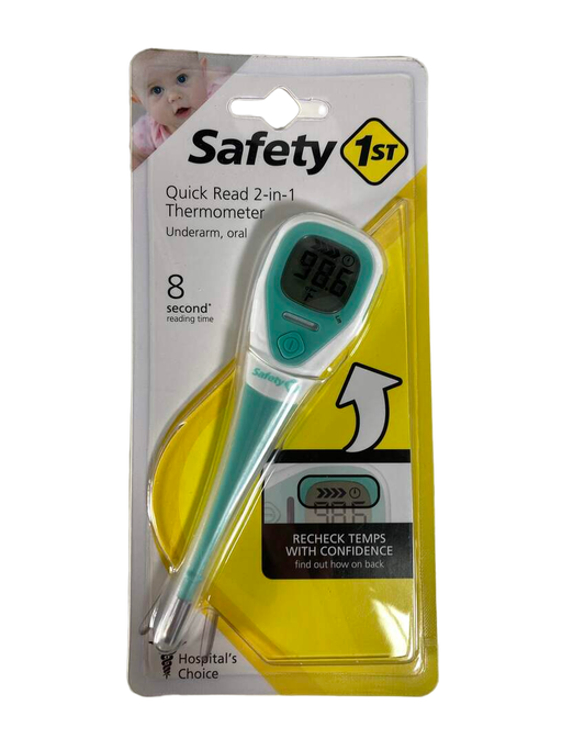 used Safety 1st Quick Read 2-in-1 Thermometer