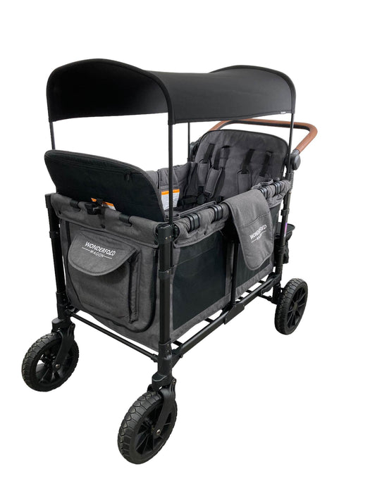 Wonderfold W4 Luxe Quad Stroller Wagon, 2022 - HIDDEN CANOPY? REQ 10/24