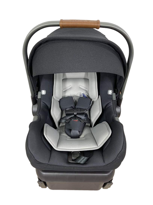 used Nuna PIPA Infant Car Seat, Caviar, 2022