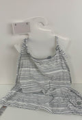 secondhand Boppy Nursing Cover, Gray Watercolor Stripes