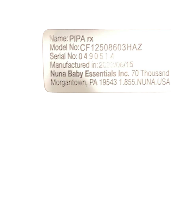 Nuna PIPA rx Infant Car Seat with RELX Base, Hazelwood, 2023