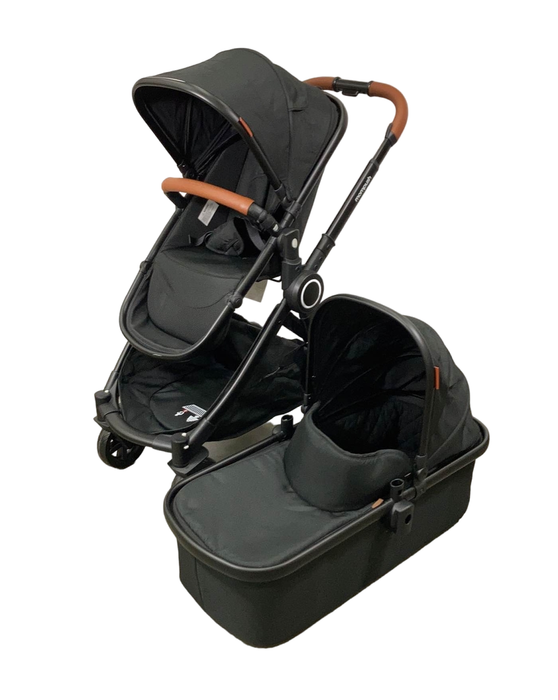 used Mompush Ultimate 2 Baby Stroller, 2022, Black with Black Frame