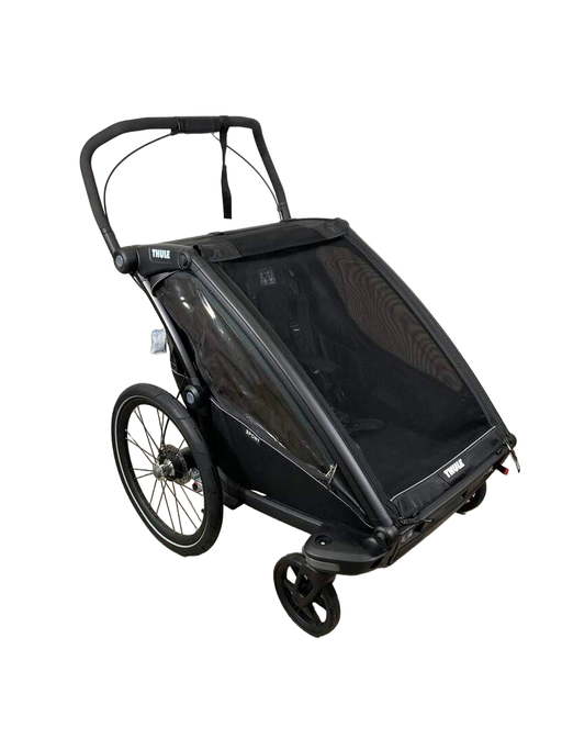 used Thule Chariot Sport 2 Bike Trailer, Black, Midnight Black