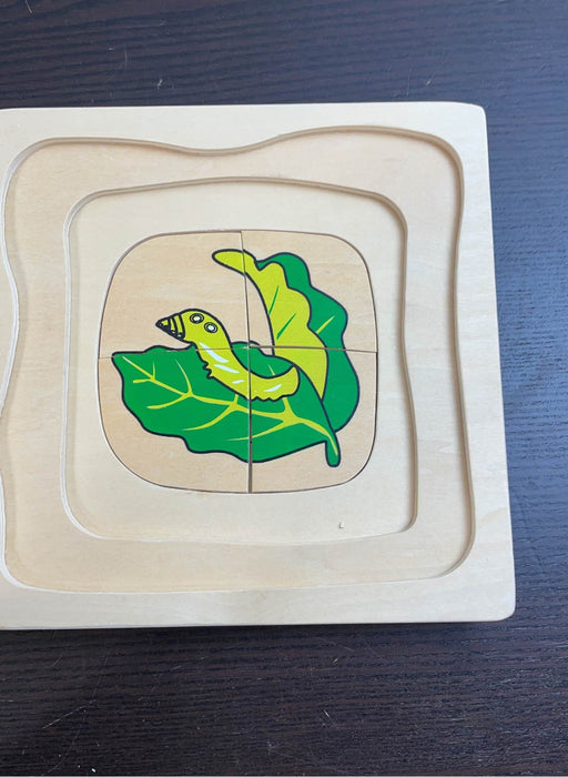 secondhand Montessori Wooden Butterfly Puzzle