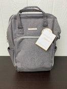 used Bananafish Mini Backpack Diaper Bag, Grey