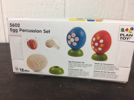 secondhand Plan Toys Egg Percussion Set