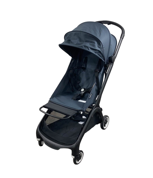 used Bugaboo Butterfly Stroller, 2022, Stormy Blue