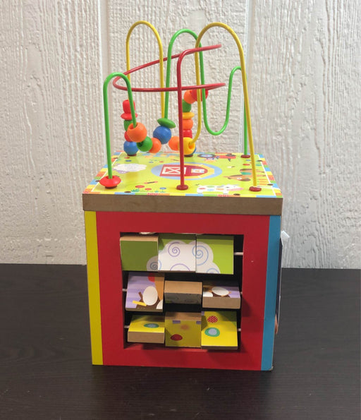 secondhand Wooden Activity Cube