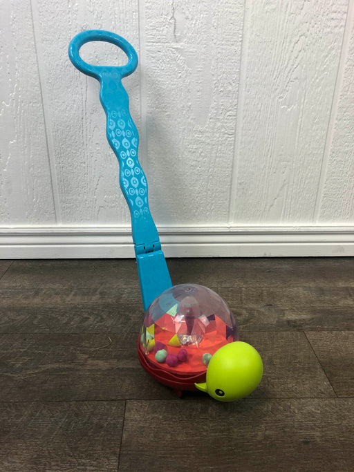 used B. Toys Light Up Turtle Ball Popper