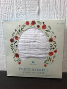 used Little Unicorn Photo Blanket, Summer Poppy