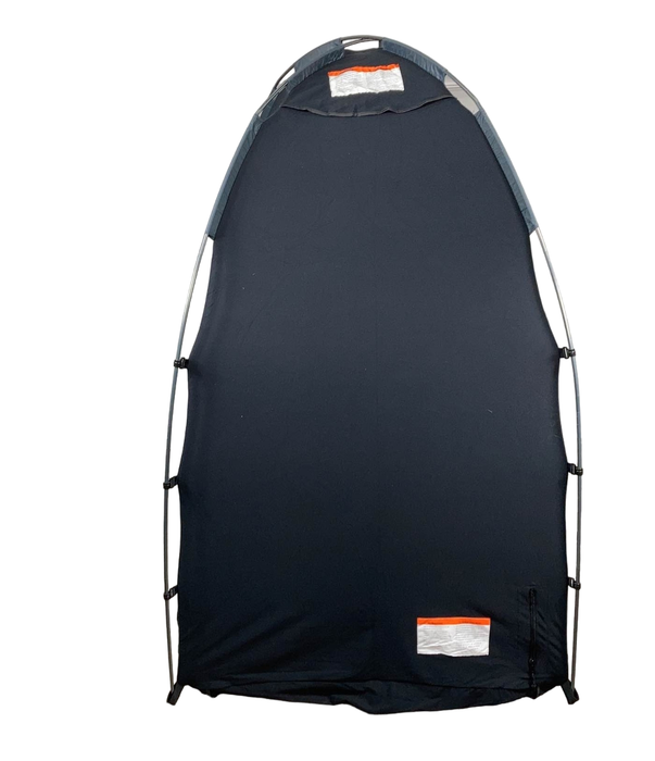 secondhand SlumberPod 3.0 Sleep Canopy, Black with Grey Accents