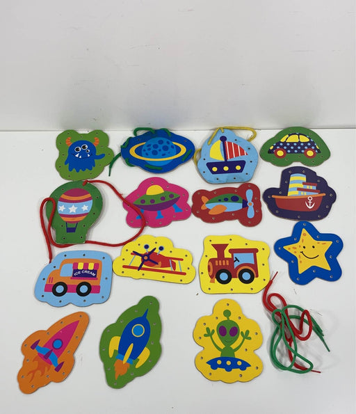 secondhand Horizon Group USA Wooden Lacing Shapes