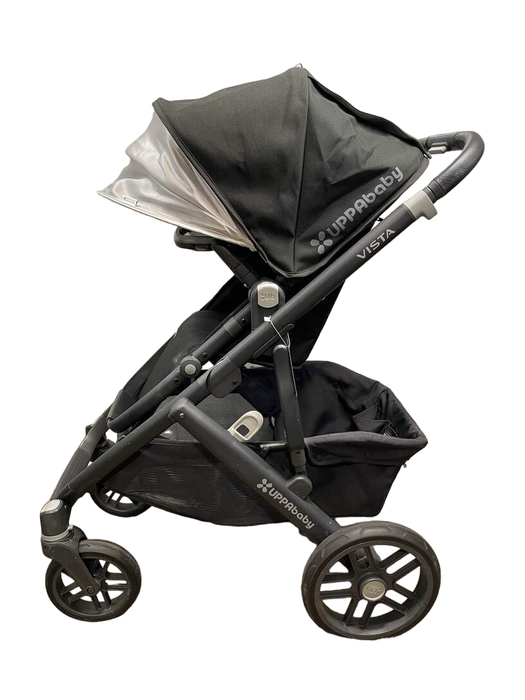 secondhand UPPAbaby VISTA Stroller, Jake (Black), 2017