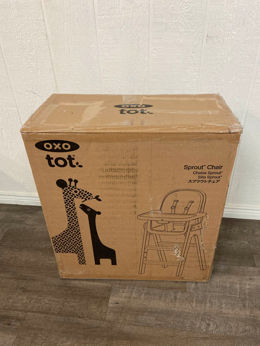 used OXO Tot Sprout High Chair, Gray/Gray