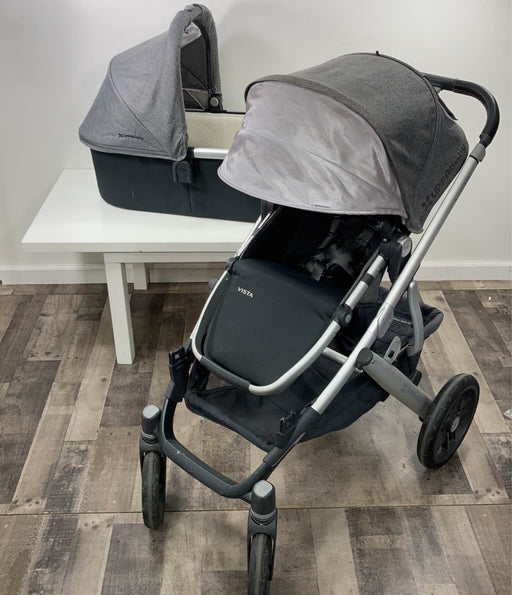 secondhand UPPAbaby VISTA Stroller, Jordan (Grey Melange), 2018