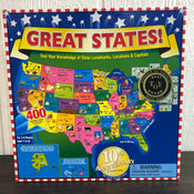 used International Playthings Great States! Game