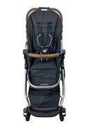 secondhand Mockingbird Single to Double Stroller, 2022, Silver with Penny Leather, Black