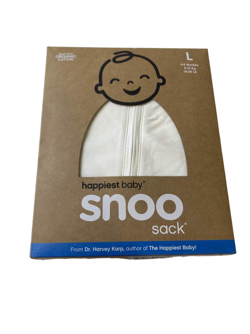 used Happiest Baby SNOO Sack, Large (18-25 lbs), Ivory