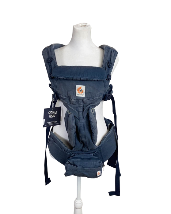 used Ergobaby Omni 360 Cool Air Mesh Baby Carrier, Oxford Blue