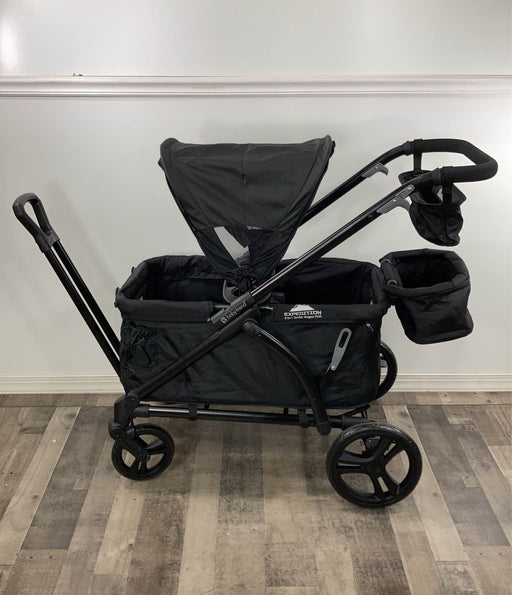 secondhand Baby Trend MUV Expedition 2-in-1 Stroller Wagon Pro, 2021, Ultra Black