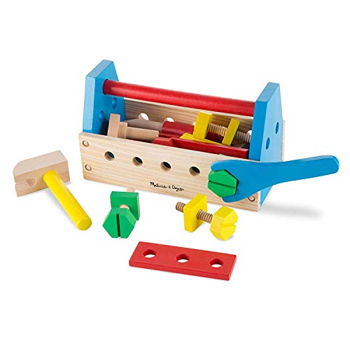 used Melissa & Doug Take-Along Tool Kit Wooden Toy