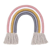 used Lambs & Ivy Macrame Rainbow Wall Decor