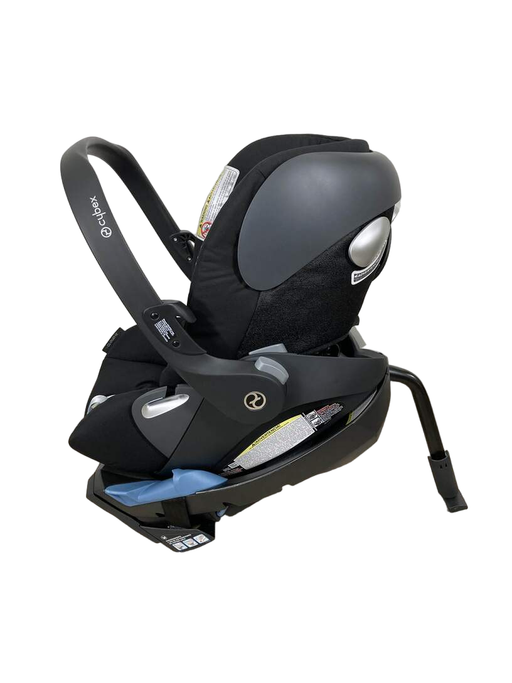 secondhand Cybex Cloud Q Infant Car Seat with SensorSafe, Stardust Black, 2022