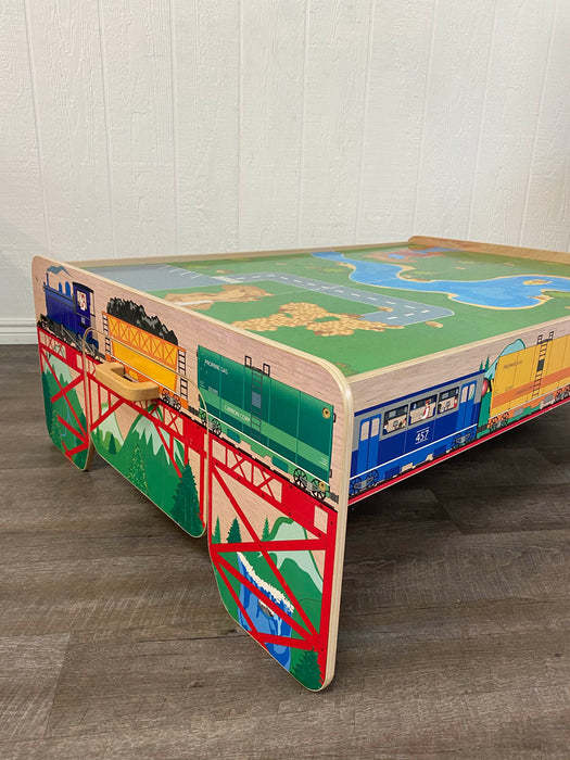 secondhand Wooden Train Table