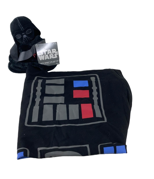 used Lambs & Ivy Star Wars Darth Vader Wearable Blanket And Lovey Gift Set