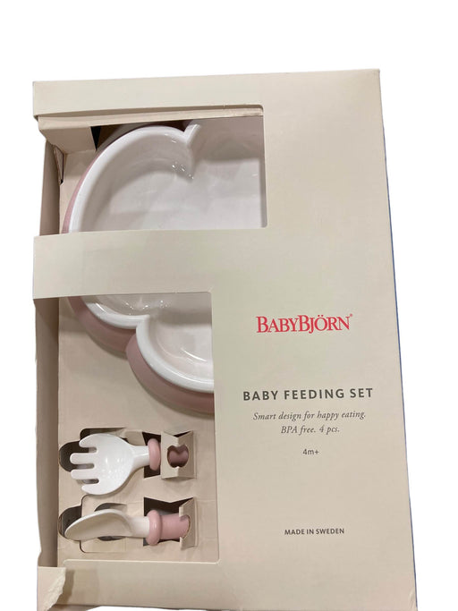 used BabyBjorn Baby Feeding Set, Powder Pink