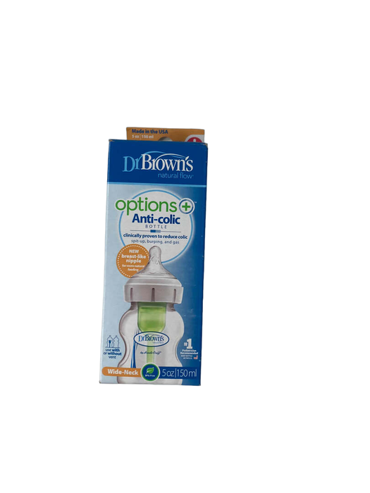 used Dr. Brown's Options+ Anti-colic Narrow Glass Bottles 2-Pack, 5 oz