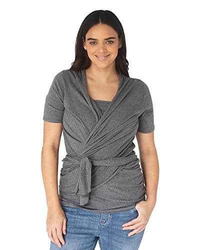 used Kindred Bravely Organic Cotton Skin To Skin Wrap, Medium, Grey Heather